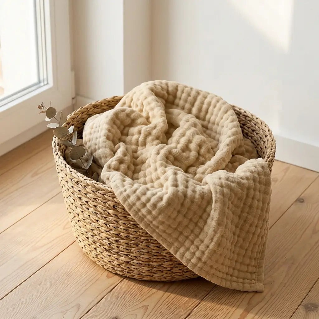 Pack Plaids Mousseline de Coton